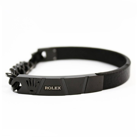 دستبند چرم طرح Rolex